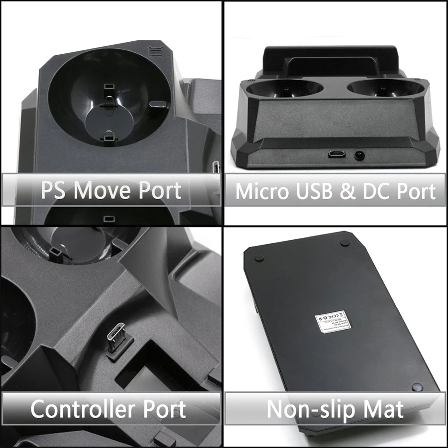 Зарядное устройство для контроллера PS4 Slim Pro зарядная док станция джойстика PS Move