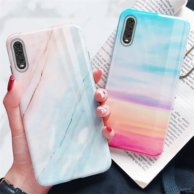 Мраморный силиконовый, мягкий, телефонный чехол для huawei P30 Lite, чехол для huawei P30 Pro P20 Lite mate 20 P Smart Plus Nova 3i, роскошный чехол