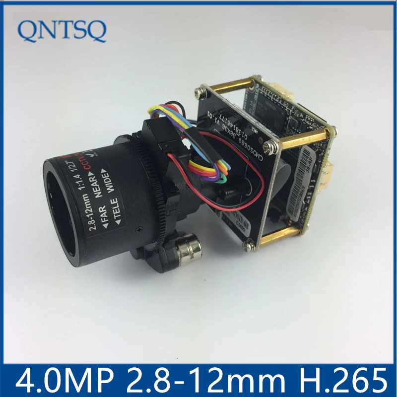 Камера с автозумом XMeye 2 8 12 мм 4 0 МП (2592*1520)H.265/H.264 IP Sony OV4689 + HI3516D CMOS плата PCB DWDR ONVIF|ip