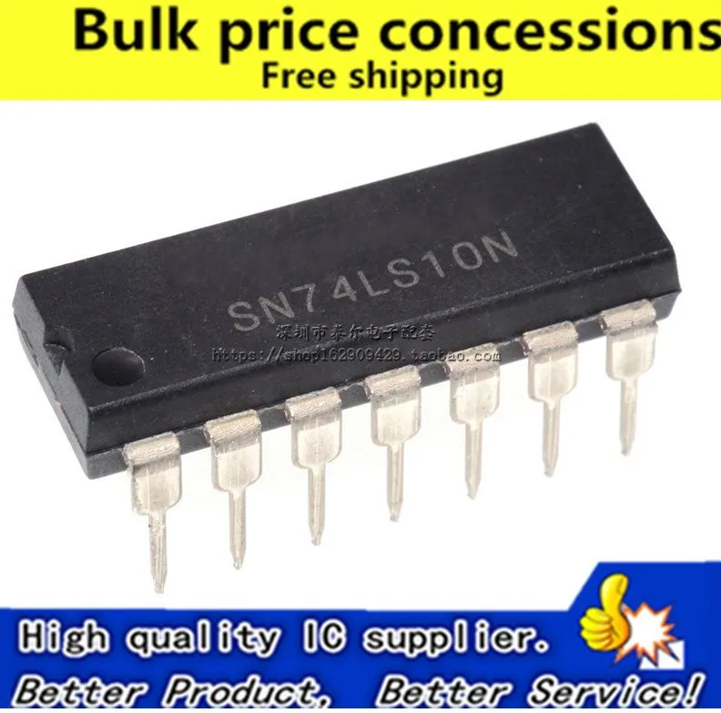 

10pcs/50pcs/ 100pcs/ HD74LS10P DIP14 HD74LS10 DIP SN74LS10N 74LS10 new and original IC