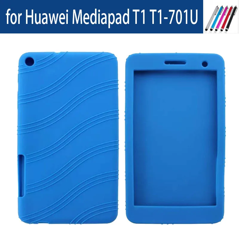 2017 Новый ультра тонкий мягкий силиконовый чехол-накладка для huawei MediaPad T1 701u чехол