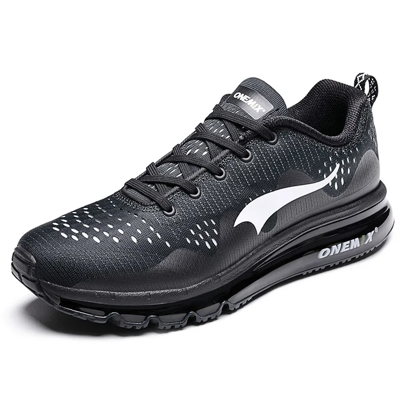 Black ONEMIX Air 270 спортивная обувь для мужчин спортивные уличные кроссовки удобные дышащие для мужчин Max 12 - Цвет: Black