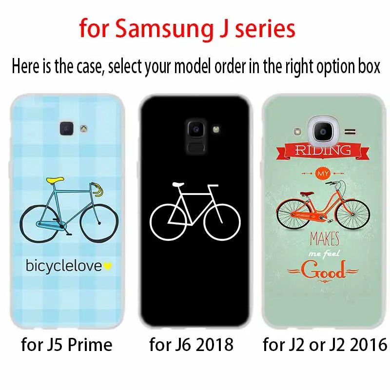 Чехол для велосипеда силиконовый чехол из ТПУ Samsung Galaxy J6 J8 J3 J5 J7 J4 J2 J1 Plus 2018 2016 2017 EU