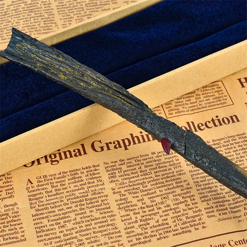 НОВЕЙШИЙ МЕТАЛЛИЧЕСКИЙ сердечник Deluxe COS Gellert Grindelwald волшебная палочка/волшебная палочка Harri/Высококачественная подарочная упаковка