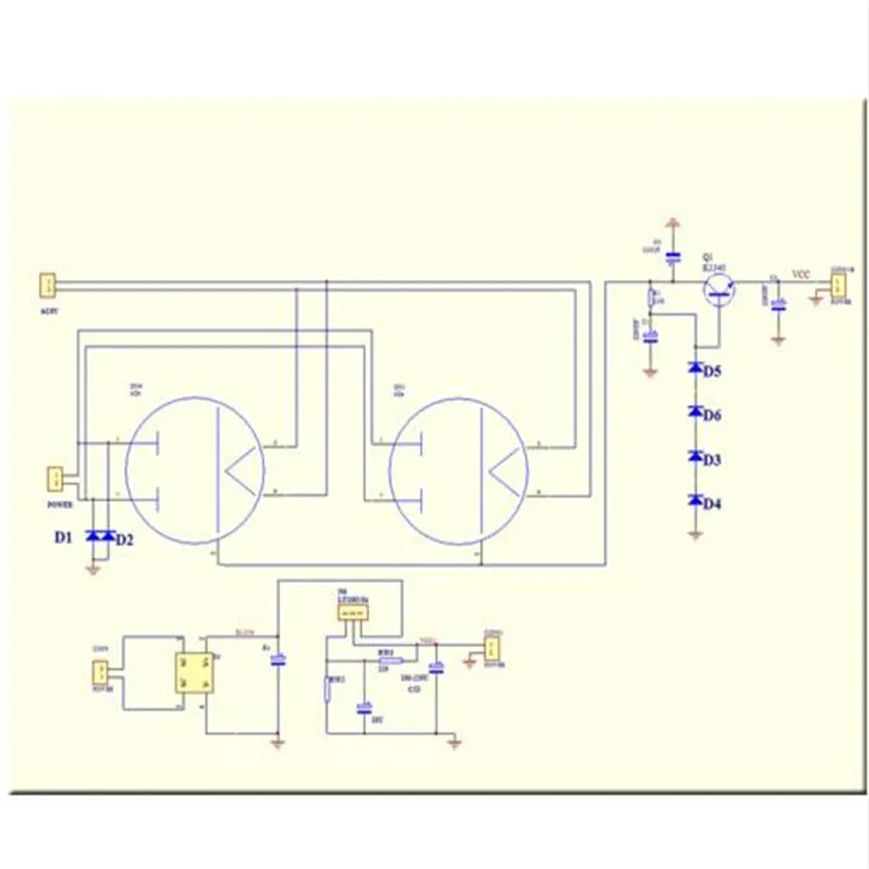 6Z4 трубный выпрямитель + LT1085 регулятор фильтра преусилитель Филамент блок