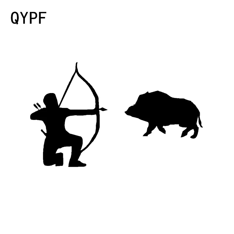 QYPF 15 2*9 3 см интересный спортивный фитнес декор для стрельбы из лука стикер