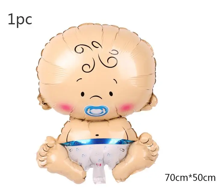 SP012B04 2 шт./компл. 85*48 см Большие Детские Соска воздушный шарик из фольги в форме, розовая, голубая, день рождения девочки мальчика вечерние украшения детский душ вечерние игрушки - Цвет: SP012B04