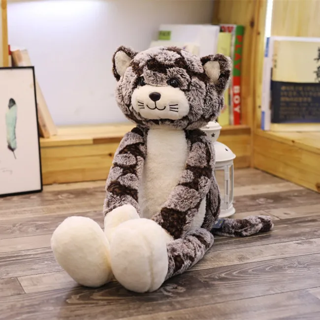 brown 50/70/90 см Kawaii Cat плюшевые игрушки Животные Милая яркая Пышная юбка, визуально удлиняющие ноги кошка кукла мягкая игрушка Детские игрушки для детей, подарок на день рождения, подарки на Рождество - Цвет: brown