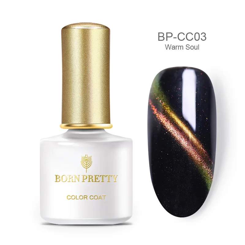 BORN PRETTY Гель-лак для ногтей с эффектом «кошачий глаз» лак мерцающий блеск замочить от УФ Гель-лак для нейл-арта - Цвет: BP-CC03