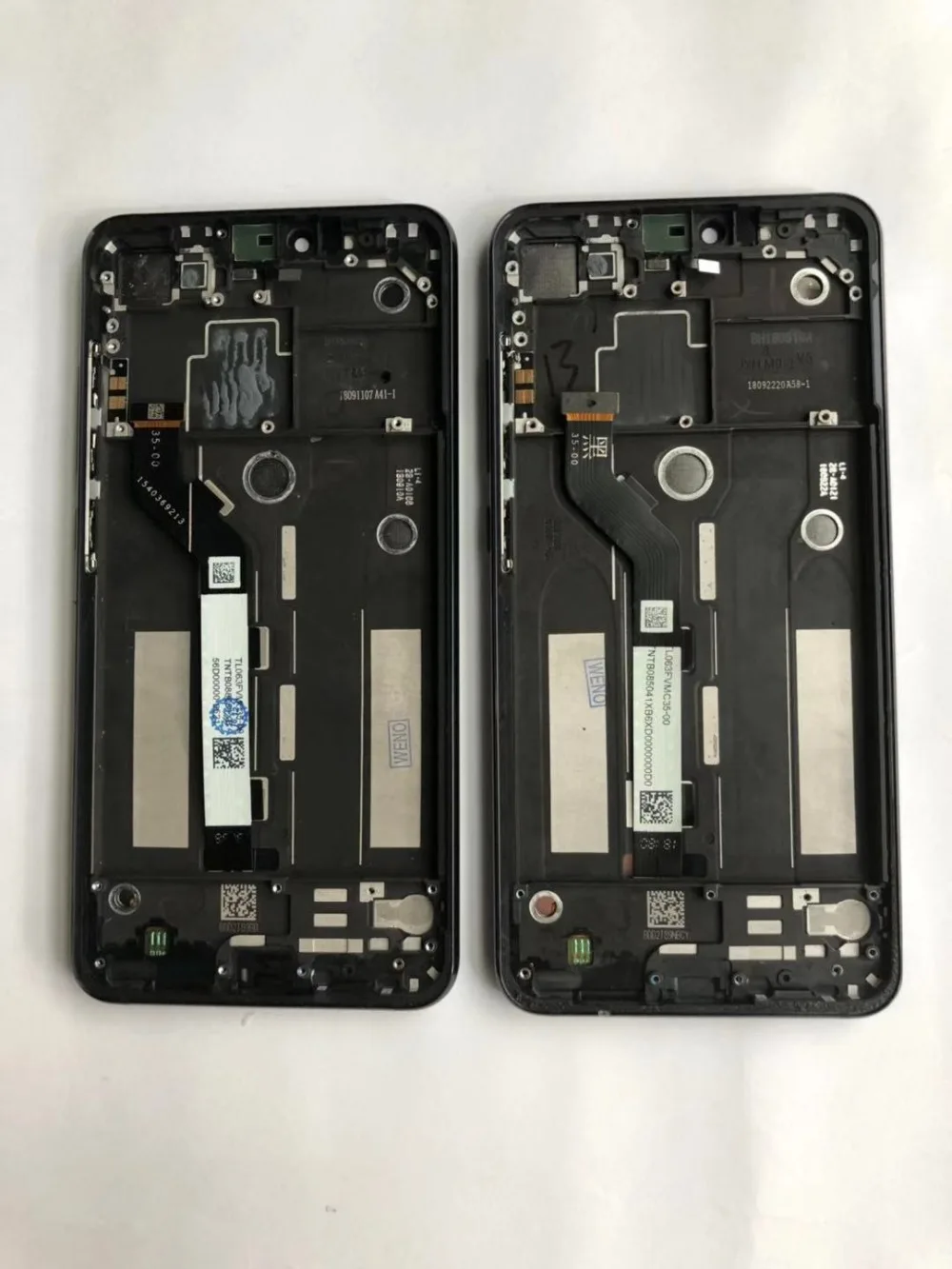 2280*1080 для Xiaomi Mi8 Lite ЖК-экран Замена сенсорного дигитайзера в сборе+ рамка+ боковые клавиши
