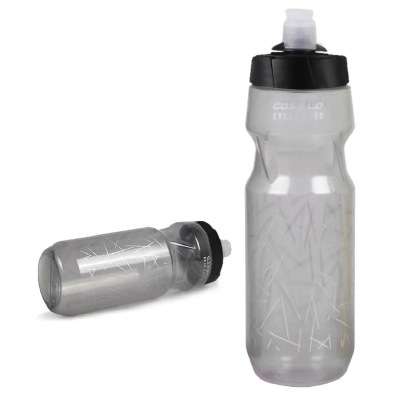 Lock gray 650ml Costelo, магнитный замок, велосипедный MTB, бутылка для воды, Велоспорт, кемпинг, чайник, велосипедная клетка, держатель для спорта на открытом воздухе, фитнес-чашка, 710 мл - Цвет: Lock gray 650ml