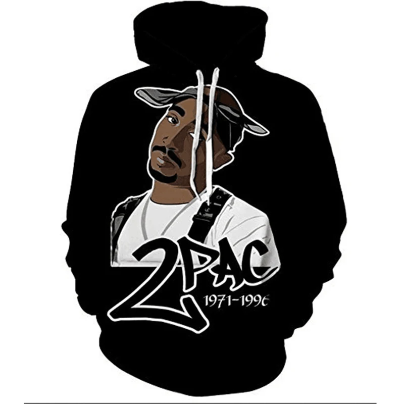 2pac Тупак Толстовка толстовки для мужчин женщин 2018 с длинным рукавом осень-зима