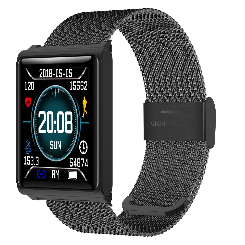 PLYSIN N98 Smart Watch Bluetooth Smartwatch with Camera Heart Rate Anti-lost Wrist Support Android IOS for Men Women | Электроника