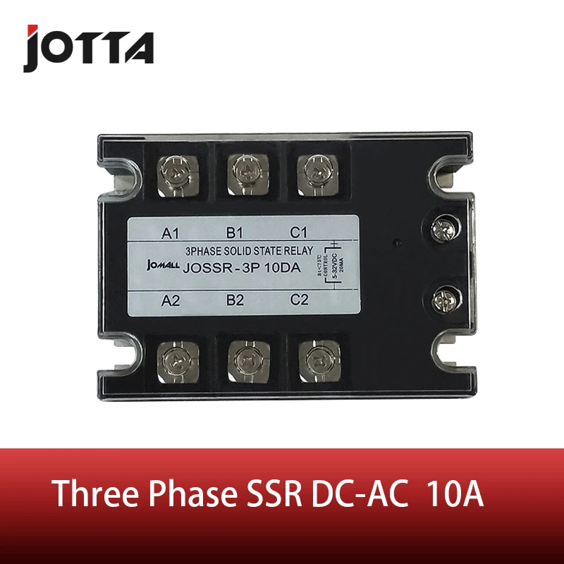 

10A DC control AC SSR three phase Solid state relay