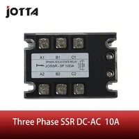 10a dc control ac ssr three phase solid state relay