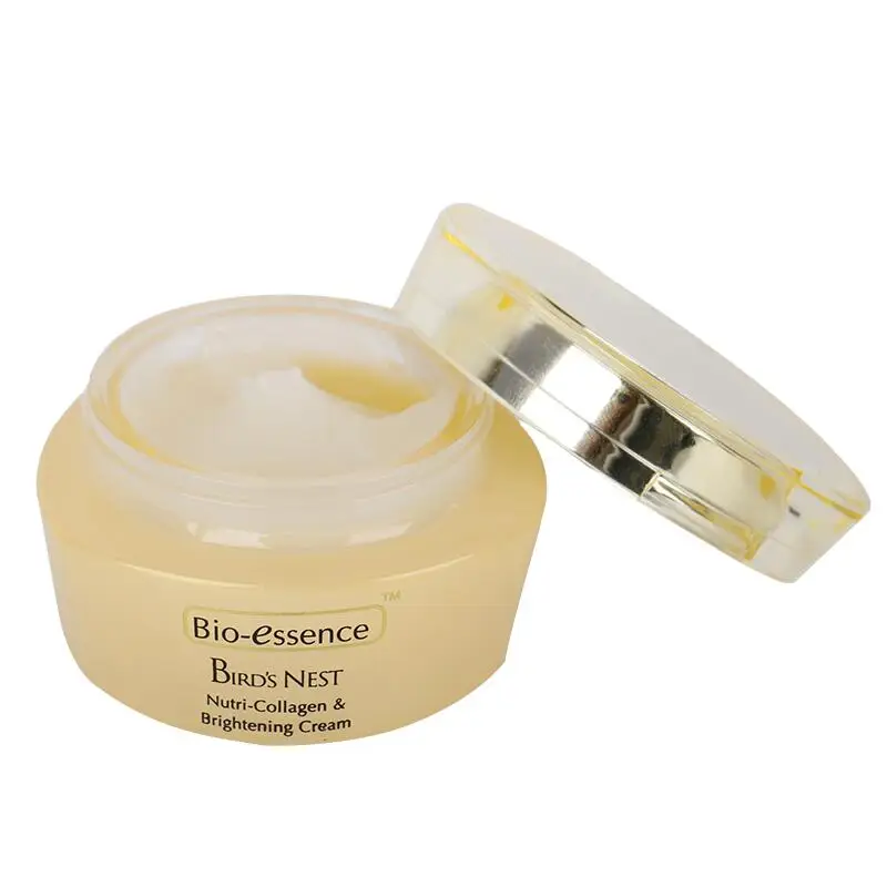 Bio essence Птичье гнездо нутри отбеливающий крем с коллагеном 50 г Глубоко