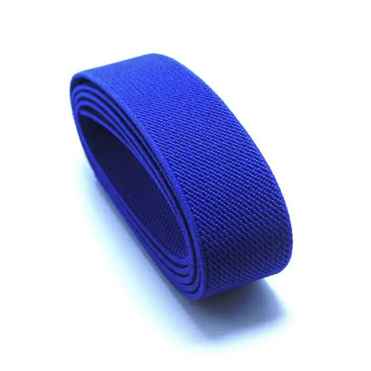 Royal blue 2,5 см ширина Высокое качество прочные брюки юбка пояс/Аксессуары для пошива одежды/резинка - Цвет: Royal blue