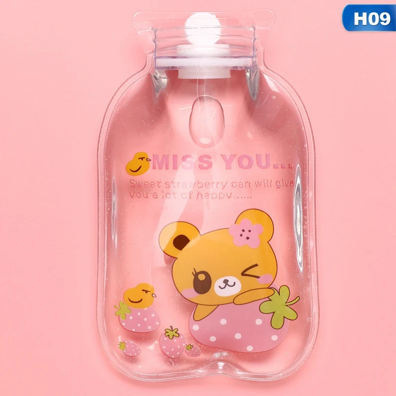Милый Фламинго Арбуз Лимон узор держать прохладу мультфильм Kawaii Мода шикарный грелка для рук портативный мешок горячей воды бутылки