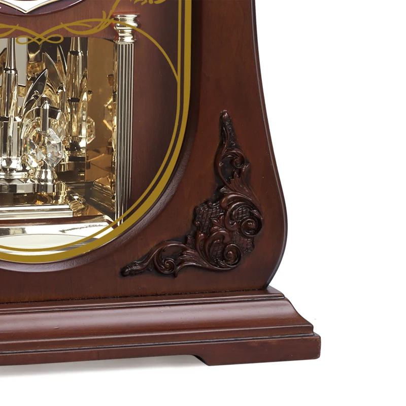 Совершенно новые высококачественные деревянные настольные часы бесшумные