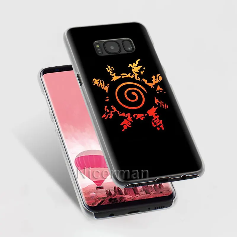Чехол для телефона для samsung Galaxy S10e S10 S8 S9 плюс S6 S7 край A40 A50 A70 M20 чехол с рисунком из аниме «Наруто» Учиха Итачи жесткий поликарбонатный чехол