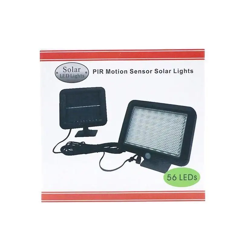 BRIGHTINWD 56 LED Solar Lamp Split Body Induction Wall Outdoor Home Courtyard Gate Light Control Lighting Street | Лампы и освещение