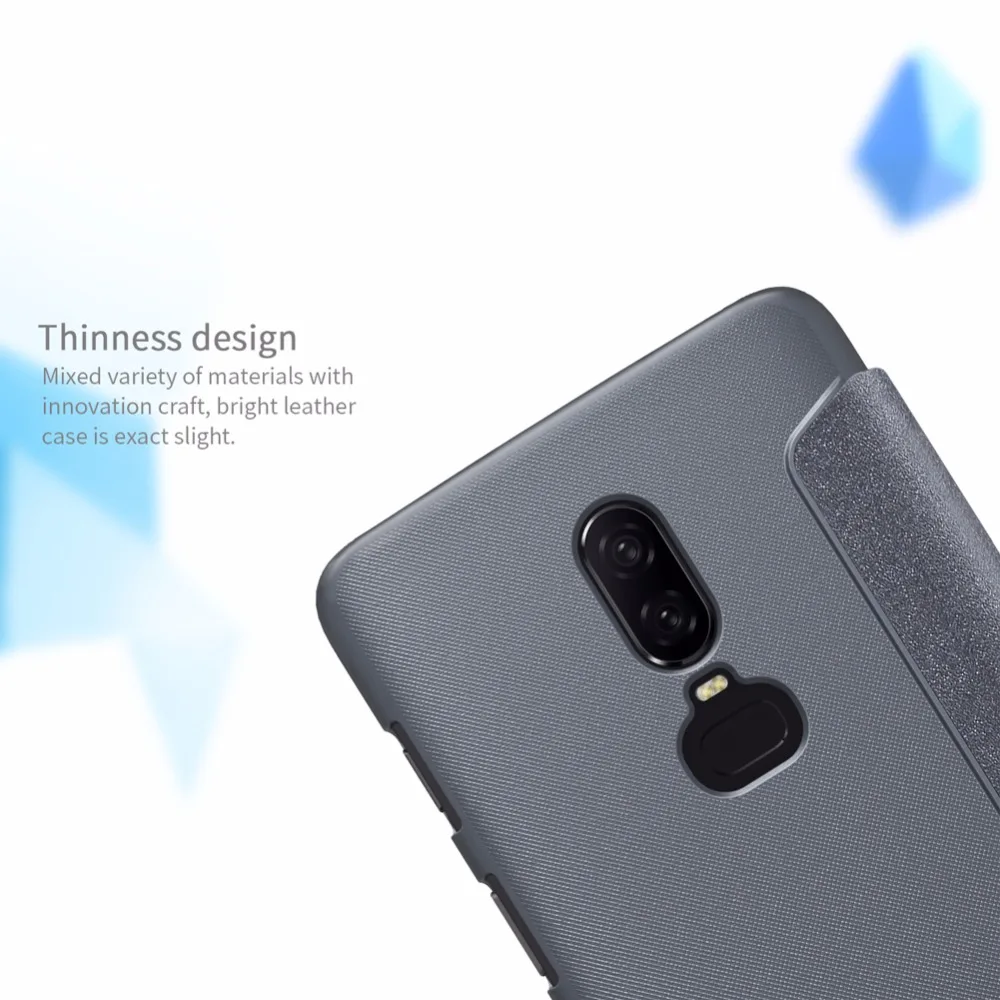 Чехол-книжка для Oneplus 6 5 T супертонкий с блестками из искусственной кожи |