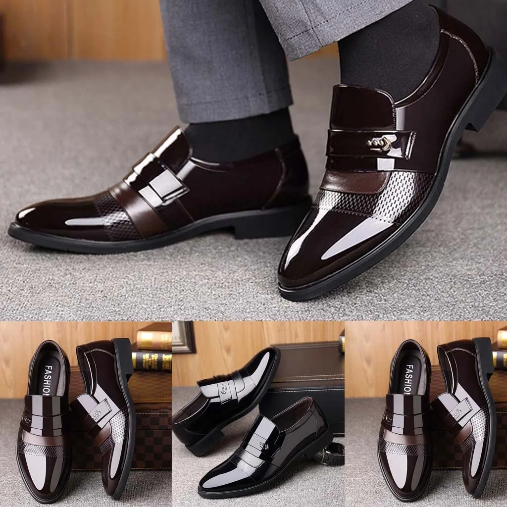 Мужские Бальные Танцевальные Туфли KLV со скидкой для сальсы танго кожаные