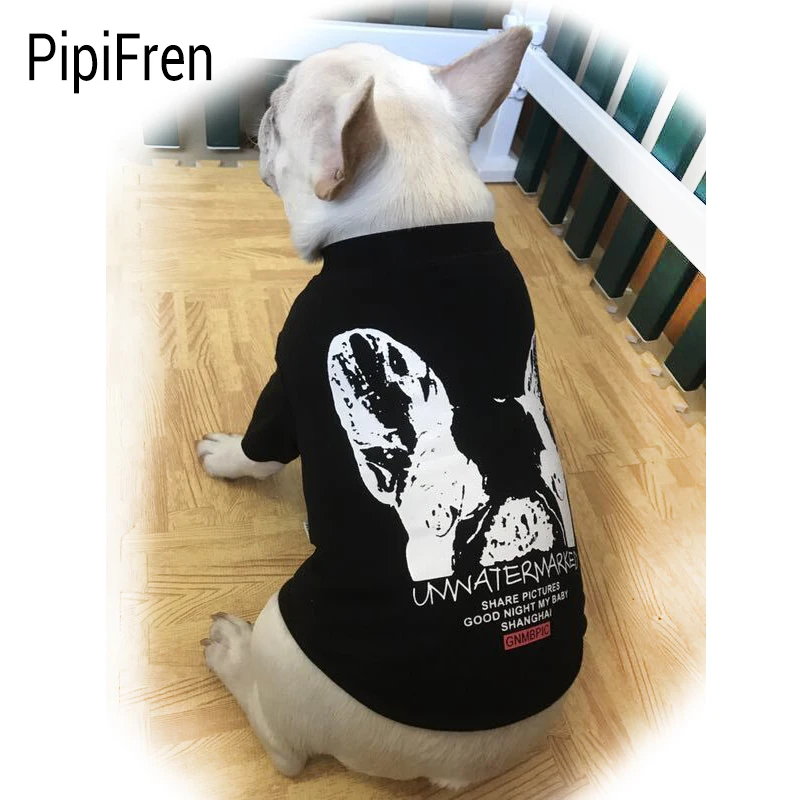 Летние весенние футболки PipiFren для маленьких собак в одежде Мультяшные домашних