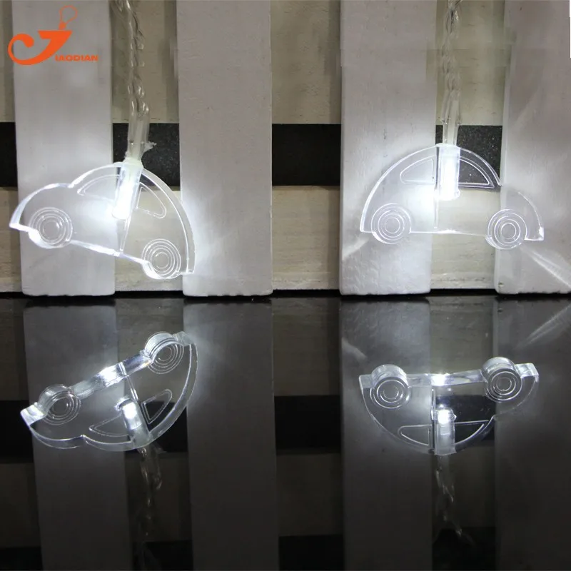 Милый маленький автомобиль лампы сказочных огней 10 светодиодные Рождество