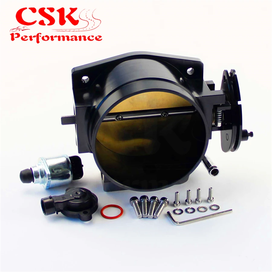 

102mm 4" Throttle body Gen III + TPS & IAC Throttle Position Sensor set Fits For LSX LS