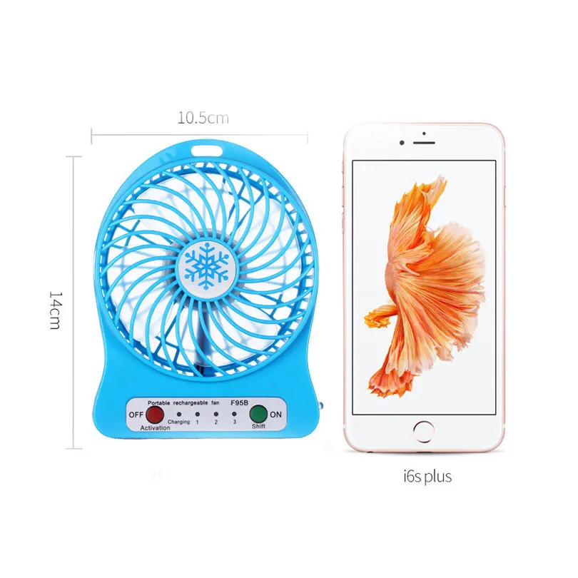 USB мини вентилятор Портативный Электрический Вентиляторы LED Перезаряжаемые