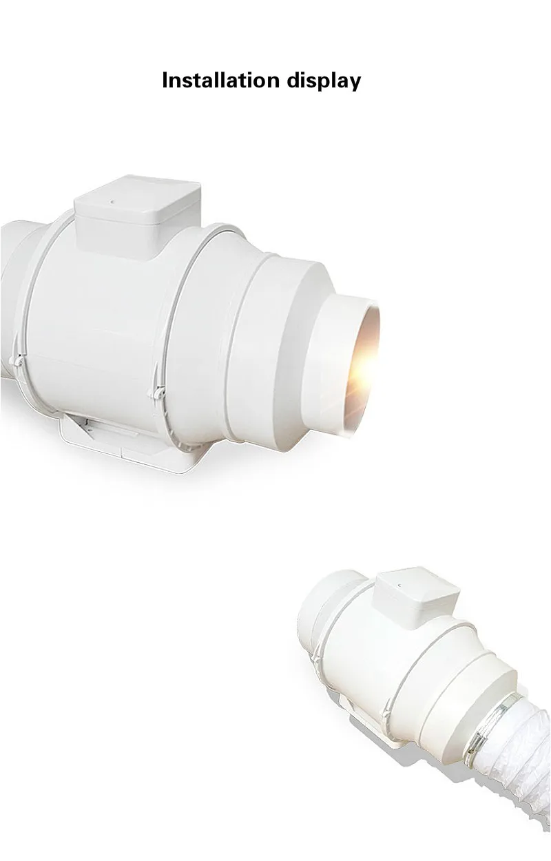 ABS PVC 75-250 мм HVAC канал редуктор прямой канал редуктор увеличивающий встроенный нагрев охлаждения вентиляция воздуховод вентилятор адаптер разъем