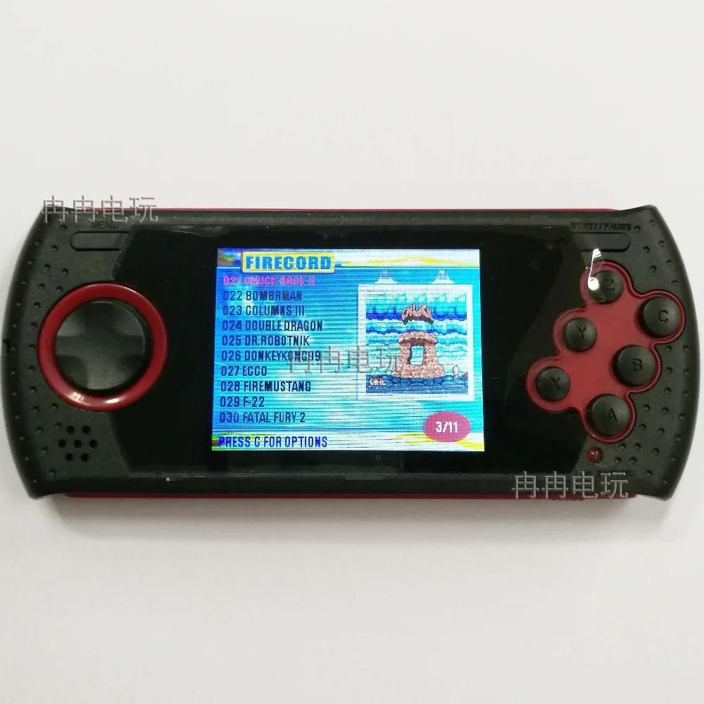 Бесплатная доставка 2 8 дюймов sega MD161G SD 16 бит Genesis Arcade Ultimate Портативный Видео