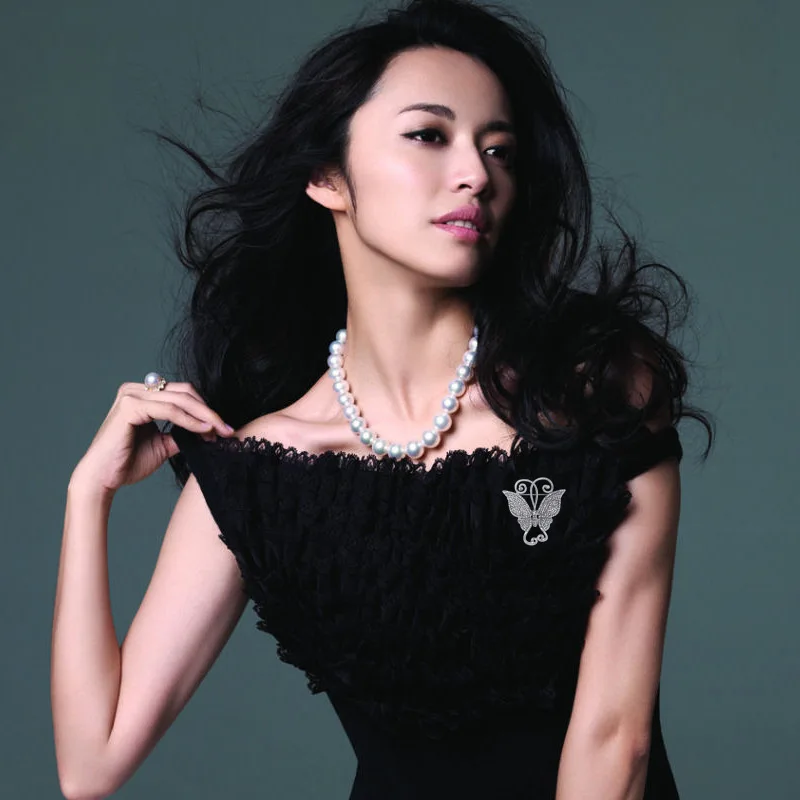 2017 New Fashion Full Rhinestone Butterfly branch Brooches Corsage High Quality Pin Cape Buckle For Christmas Gift Silver Gold | Украшения