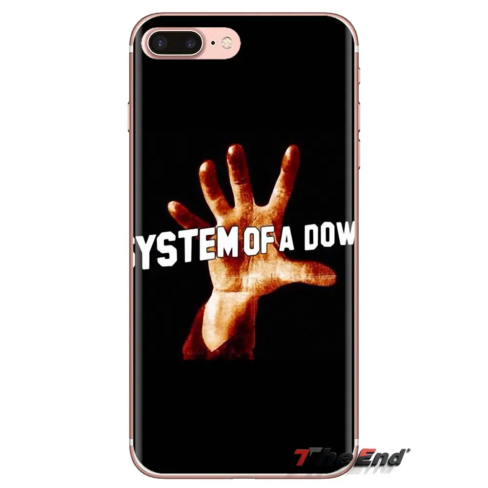 Transparent Soft Shell Covers System Of A Down band For Xiaomi Mi4 Mi5 Mi5S Mi6 Mi A1 A2 5X 6X 8 9 Lite SE Pro Max Mix 2 3 2S |
