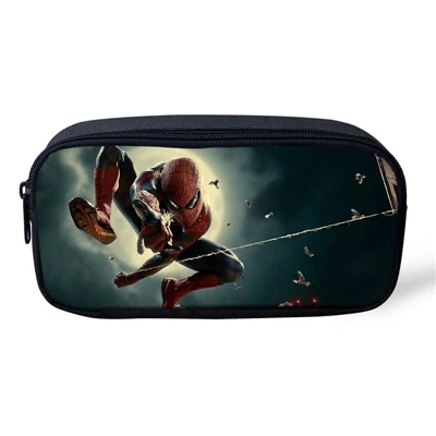 2019New бренд комплект школьных сумок 3 шт дети рюкзак Человек-паук Mochila детские школьные детские узкие Наплечная школьная сумка для мальчиков и девочек - Цвет: LMZY0568K