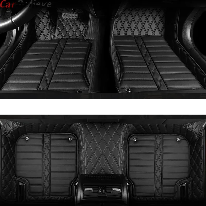 Автомобильный напольный коврик из натуральной кожи для jeep renegade grand cherokee compass commander