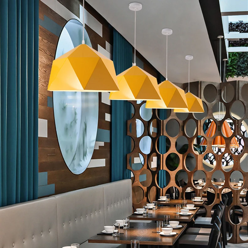Modern LED Loft Industrial Pendant Light for Restaurant/Cafe/Bar/Home Fashion Metal hanging lamp E27 Bulbs AC110-240V | Лампы и
