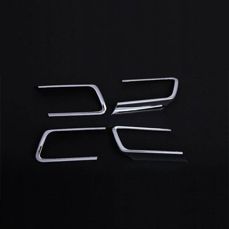 4 шт. хромированные накладки на внутреннюю ручку автомобильной двери для Toyota Land