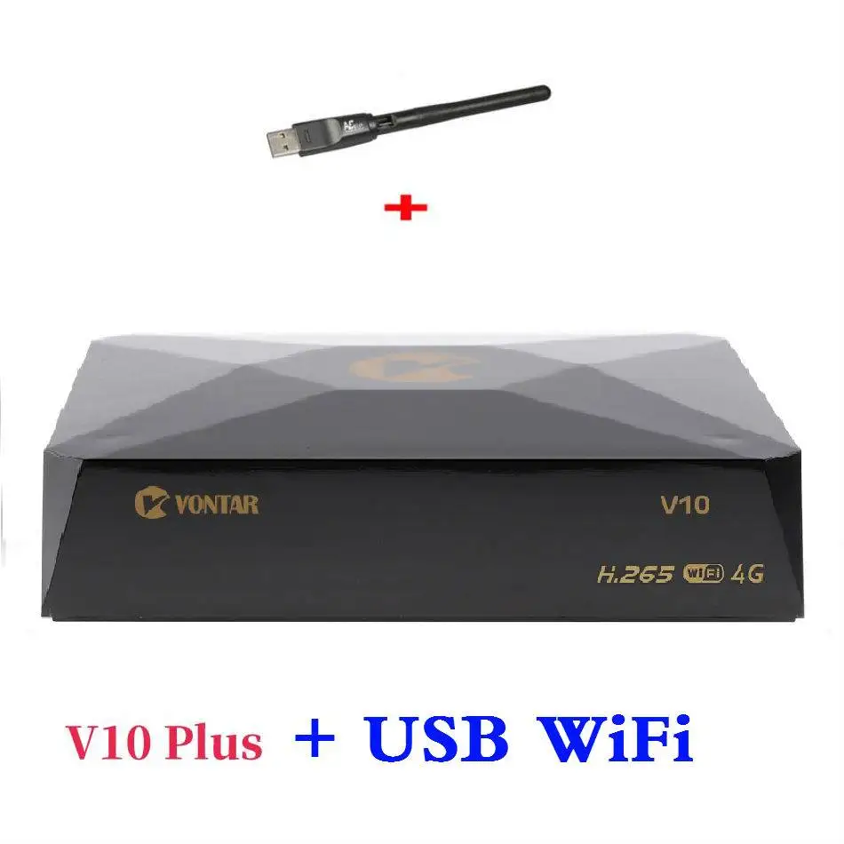 V10 Plus Wifi V10 DVB-S2 цифровой спутниковый ресивер плюс 8PSK Поддержка 3/4G модем CS Клайн Сталкер Xtream Испания Португалия TPList PK Gtmedia V7S - Цвет: V10 Plus Wifi
