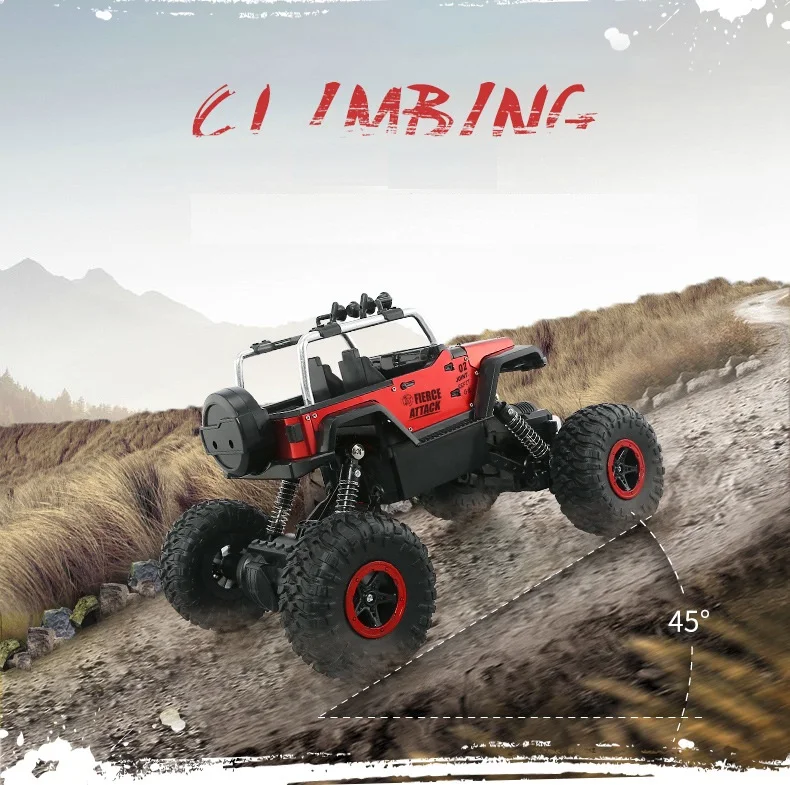 1/18 2 4G 4CH 4WD Rock Crawlers 4x4 модель для вождения автомобиля с дистанционным управлением