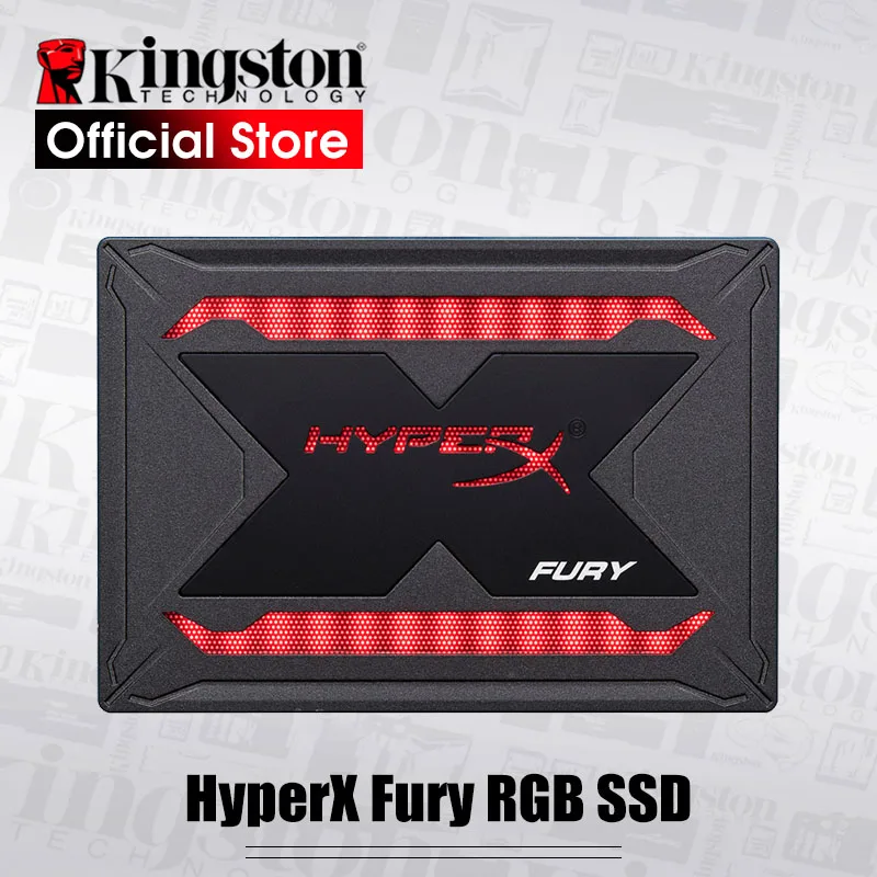 Внутренний твердотельный накопитель Kingston HyperX FURY RGB SSD 240 ГБ 480 960 2 5 дюйма SATA III HDD