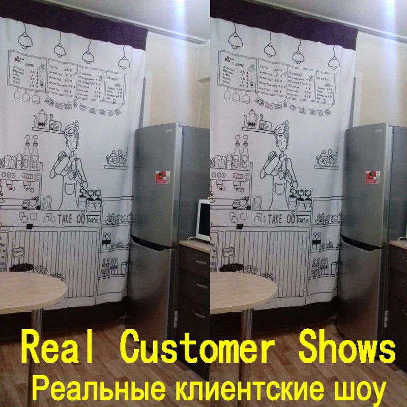 Занавески на дверь для кухни хлопковые рустикальные американская европейская