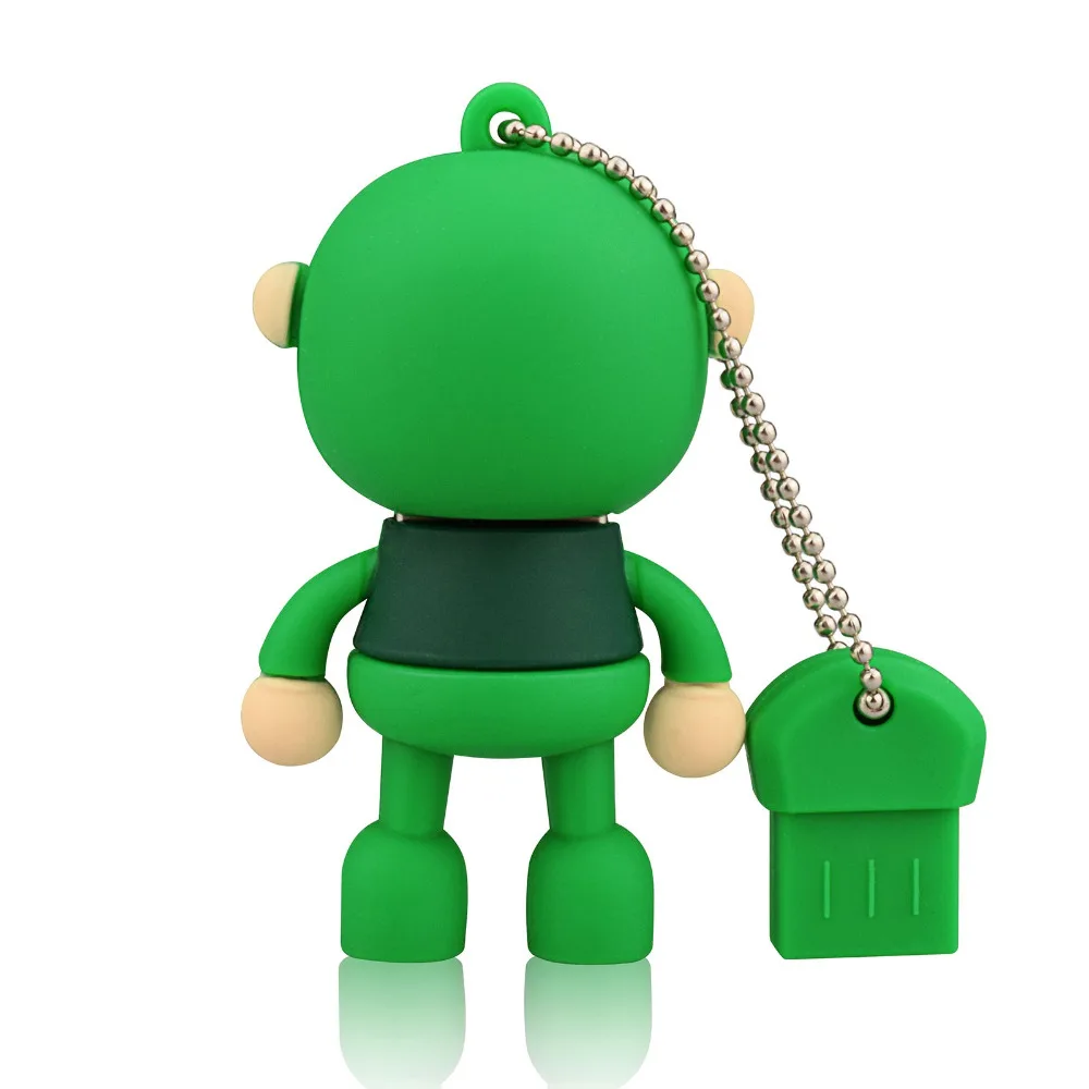 USB флеш накопитель J boxing Green 64 ГБ флешка с забавной обезьяной 16 32 для компьютера