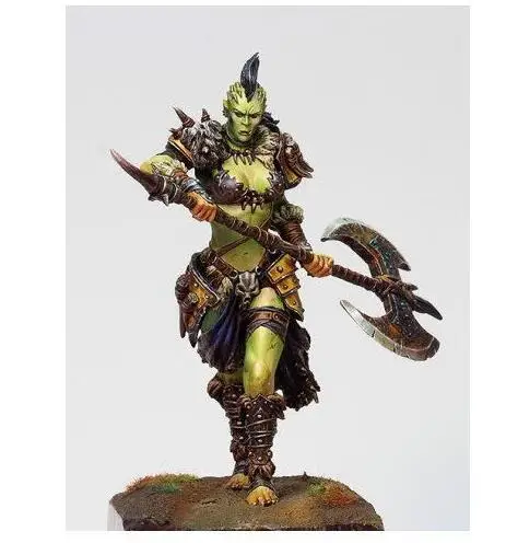 Новая несобранная модель из смолы 1/24 75 мм Orc для женщин набор древней игрушки