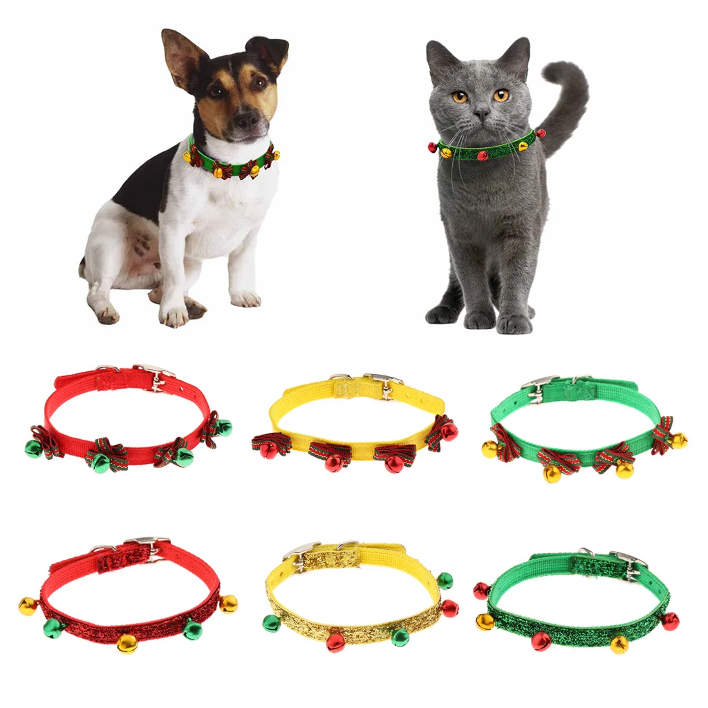 Регулируемая животное кошка Колокольчик для собаки PU обувь галстук бабочка