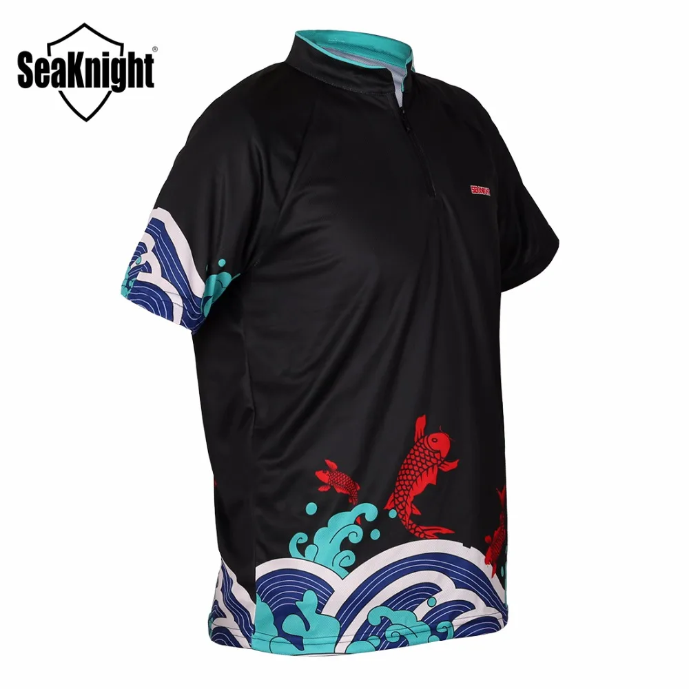 SeaKnight одежда для рыбалки SK002 футболка с короткими рукавами L/XL/XXLBreathable Anti UV летняя