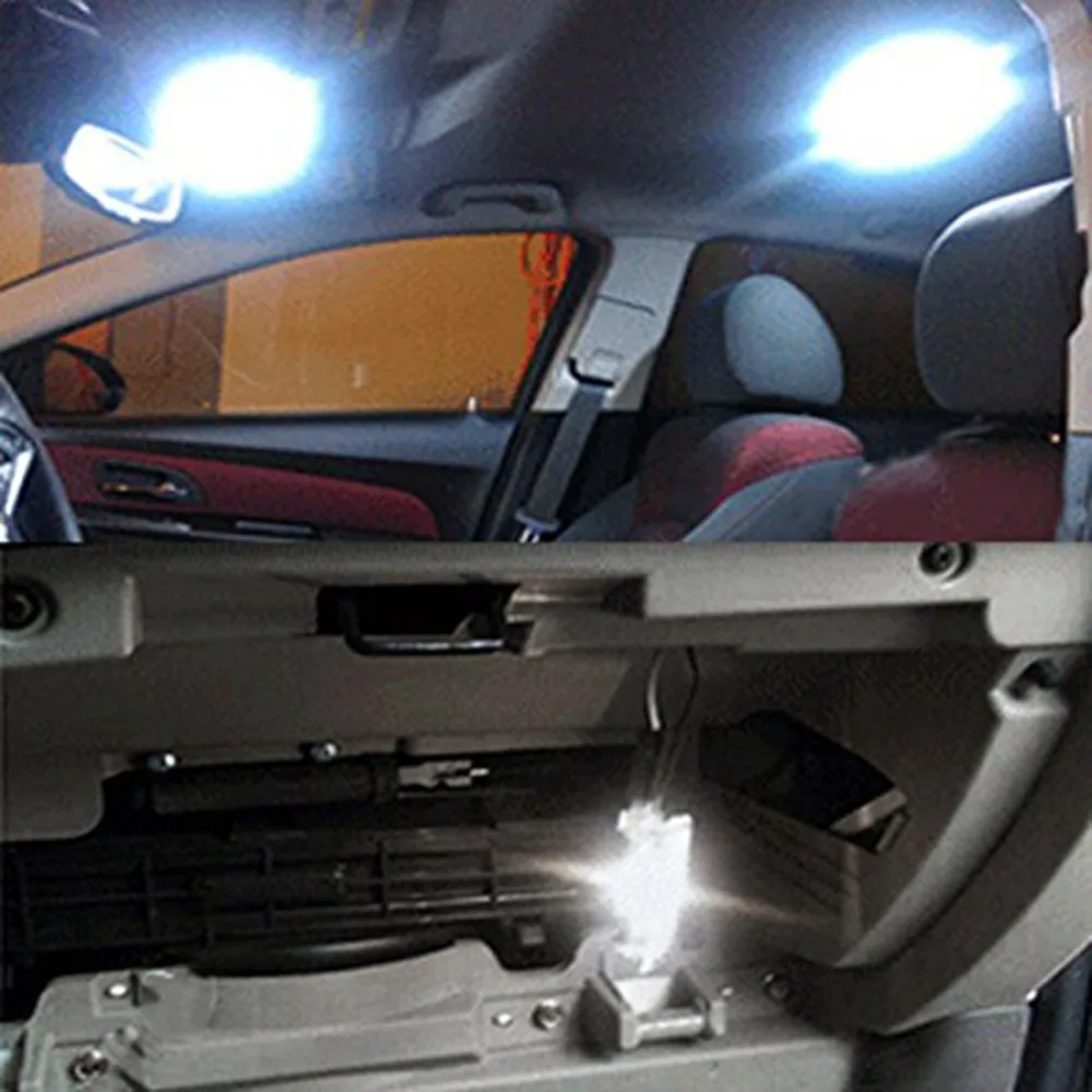 20 шт./лот AC/DC 12V Белый T10 1210 8SMD LED номерных знаков сигнальные лампочки 194 168