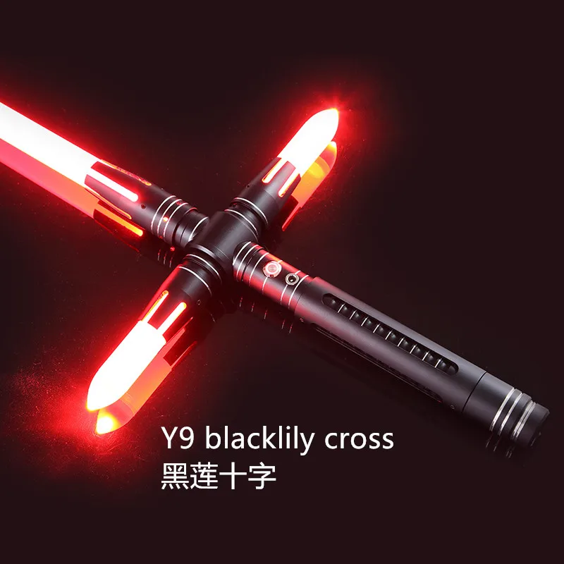 Yanqing металлический световой меч для Saber combat Одноцветный светодиод Y9 blacklily cross