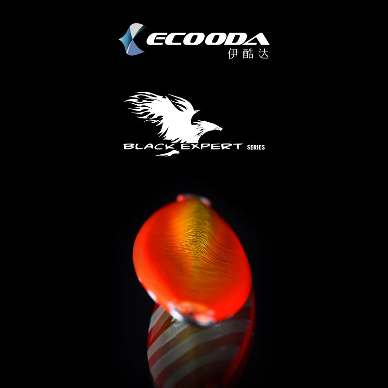 Ecooda BLACK EXPERT 40g60g90g120g Алмазная блесна для глаз, светящаяся свинцовая рыба, медленно Тонущая искусственная морская приманка